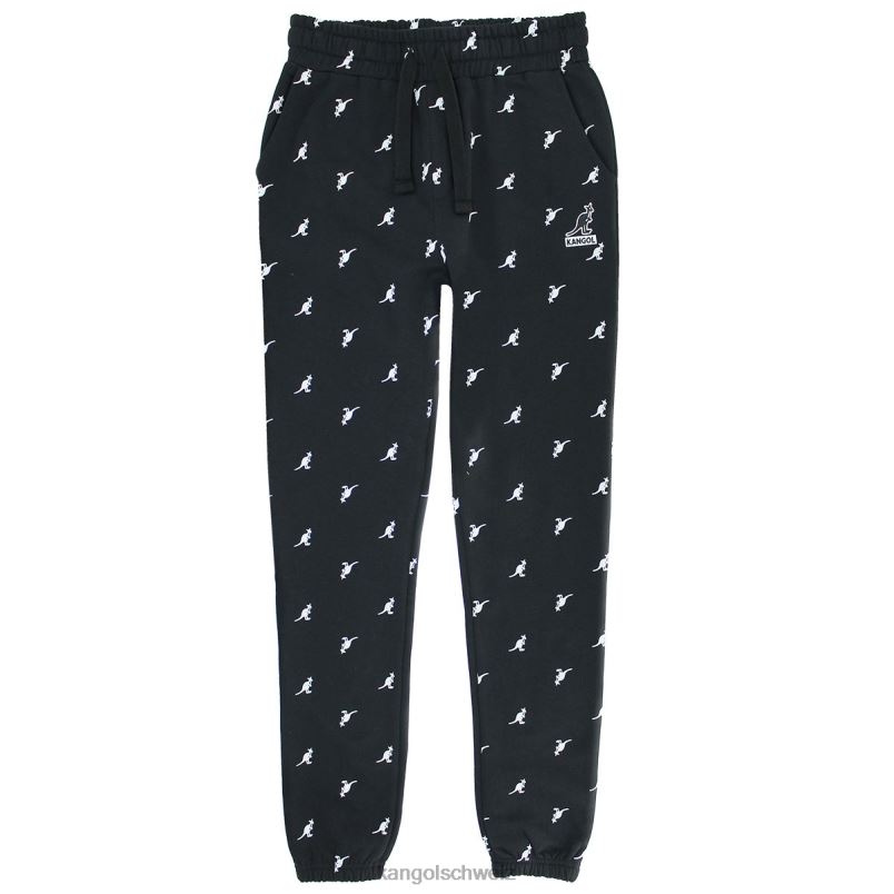Aop-Jogger Kangol Hose XL4T01023 unisex schwarze Kombination