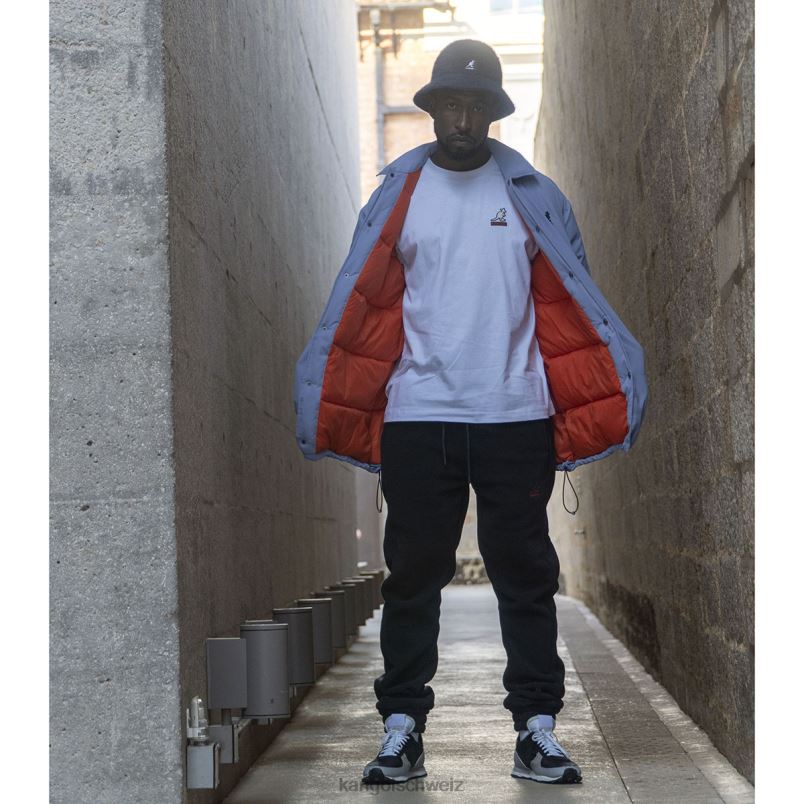 Fleece-Jogger Kangol Hose XL4T01083 unisex pechschwarz