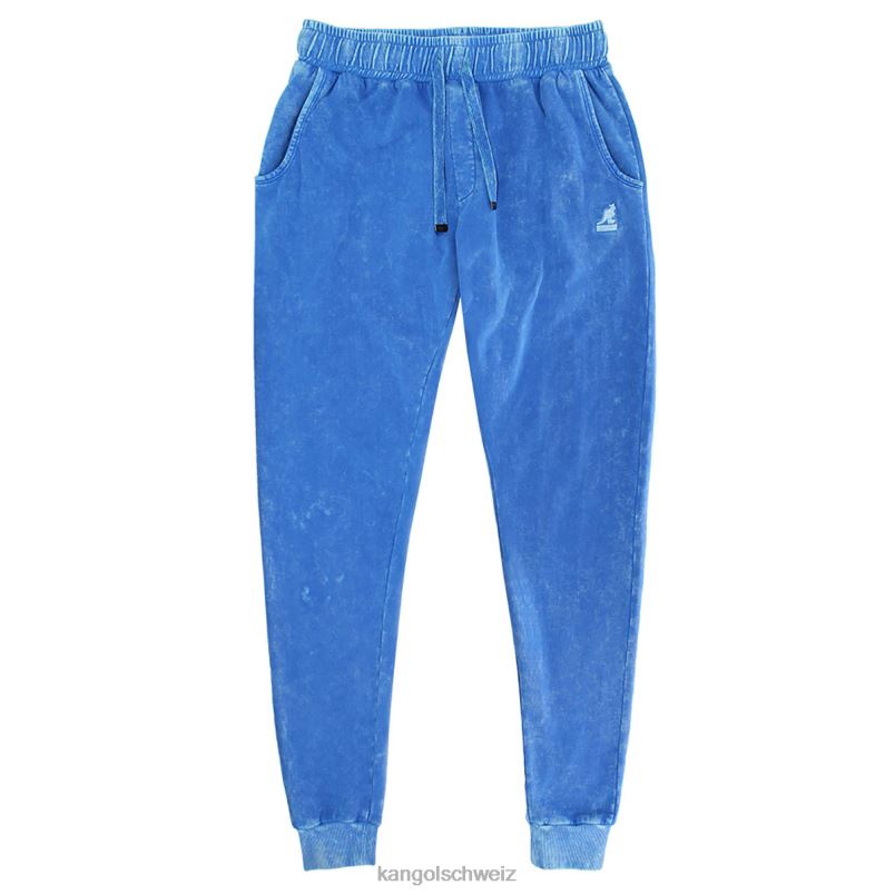 Jogginghose mit Säurewaschung Kangol Hose XL4T01022 unisex Türkisches Meer