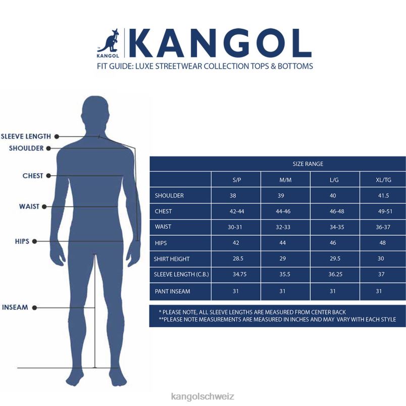 Luxuriöse Jogginghose Kangol Hose XL4T01071 unisex Lapisblau