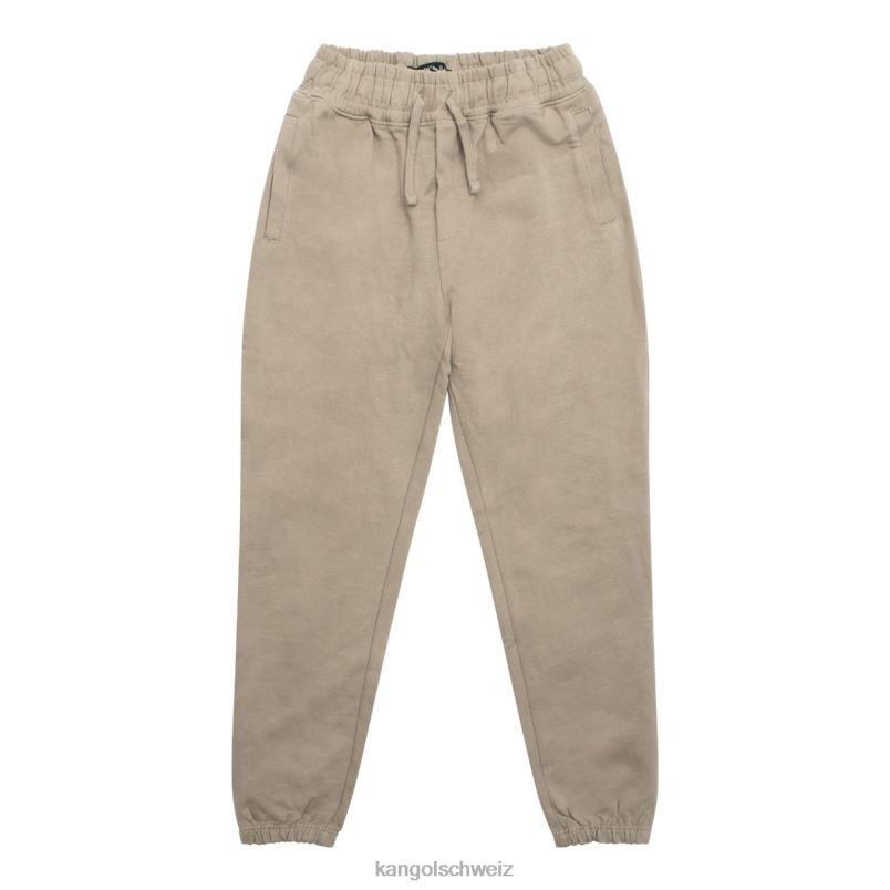 Luxuriöser, perfekter Jogger Kangol Hose XL4T01089 unisex Taupe-Pilze