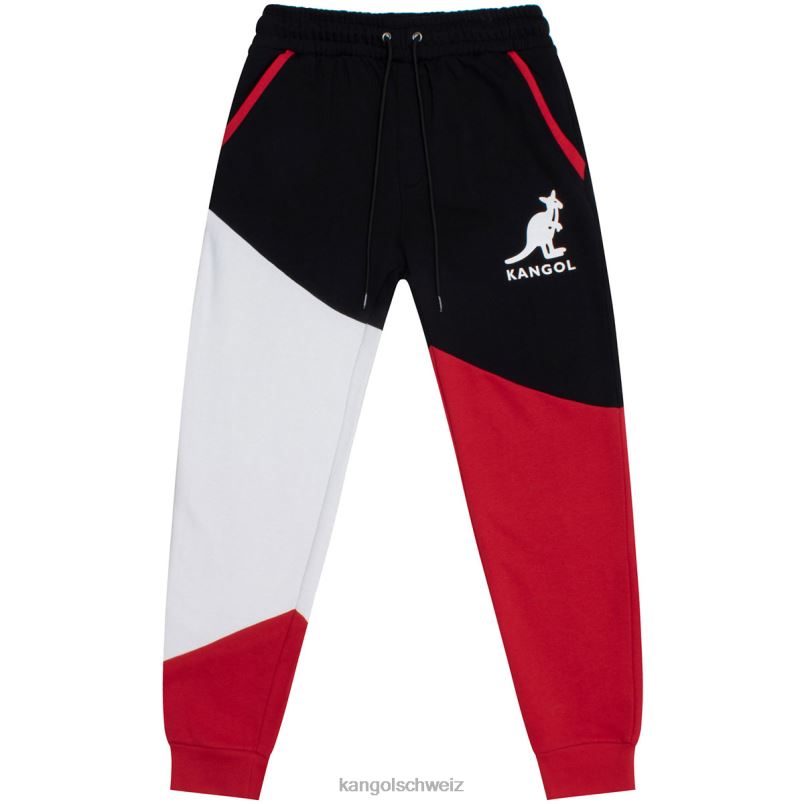 RBW-Colorblock-Jogginghose Kangol Hose XL4T01036 unisex schwarze Kombination