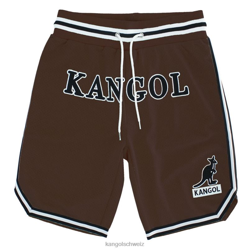 Basketball-Shorts für den Spieltag Kangol Hose XL4T01014 unisex Schokoladen-Martini