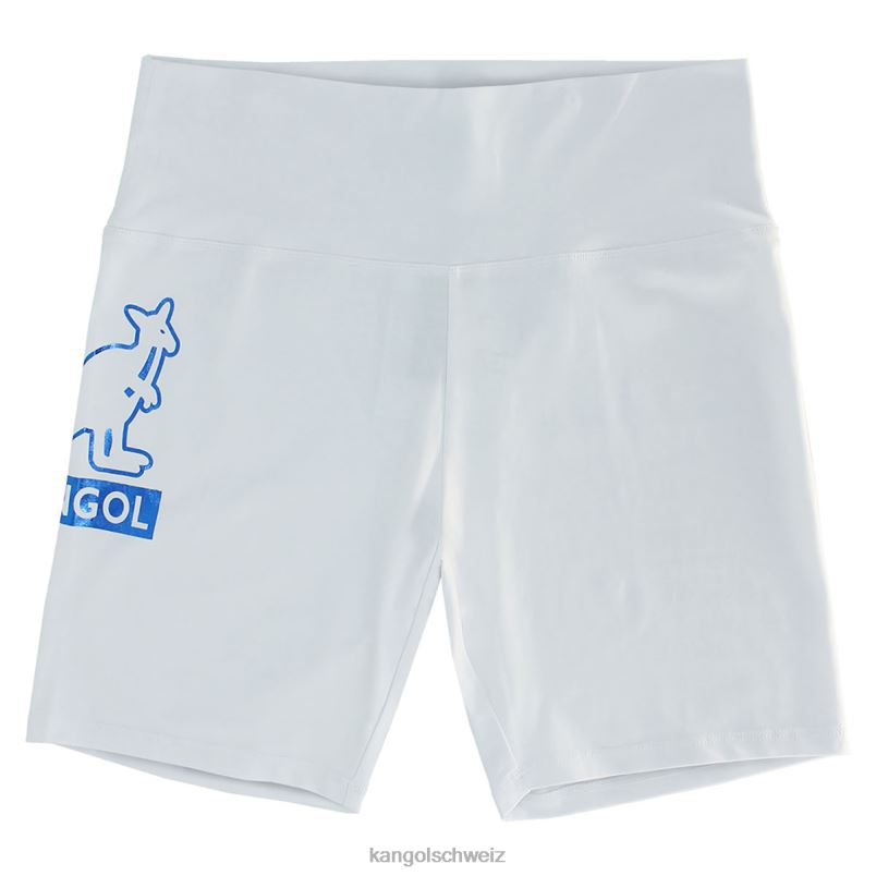 Folien-Bikershorts Kangol Hose XL4T01001 unisex Weiss