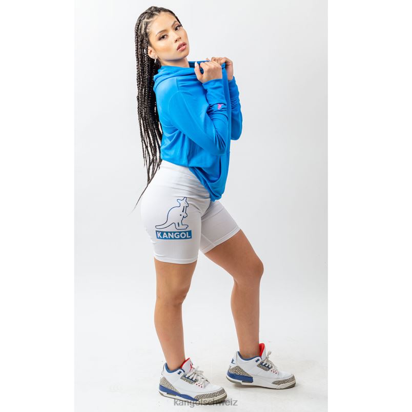 Folien-Bikershorts Kangol Hose XL4T01001 unisex Weiss