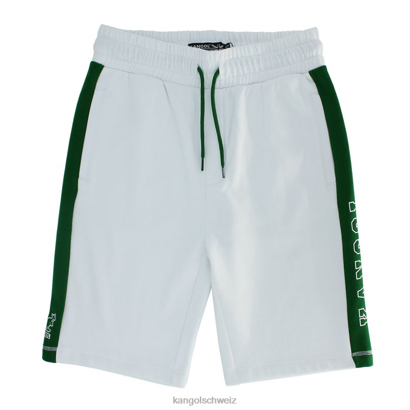 Tennisshorts Kangol Hose XL4T01077 Männer weiß/dunkelgrün