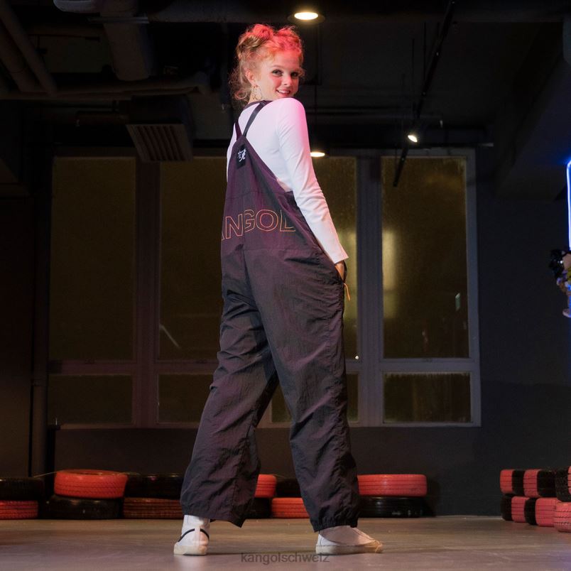 ein Overall, der nicht von dieser Welt ist Kangol Hose XL4T0996 unisex Schwarz