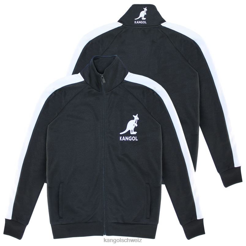 Trainingsjacke aus French Terry Kangol Kleidung XL4T01161 Männer schwarze Schönheit