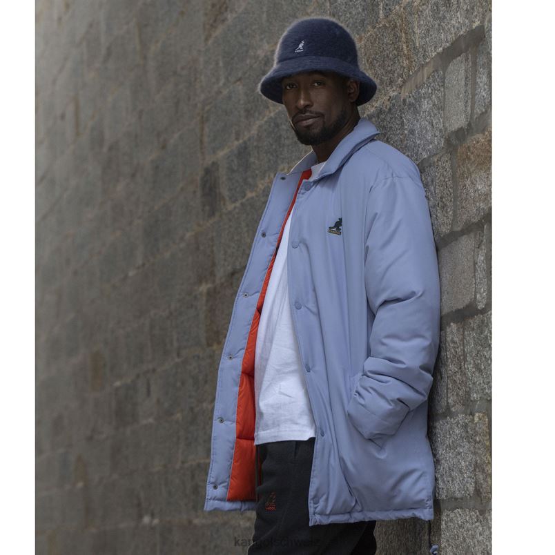 übergroße Jacke Kangol Kleidung XL4T01228 unisex Eisflieder