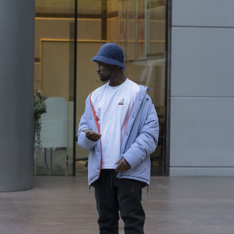 übergroße Jacke Kangol Kleidung XL4T01228 unisex Eisflieder