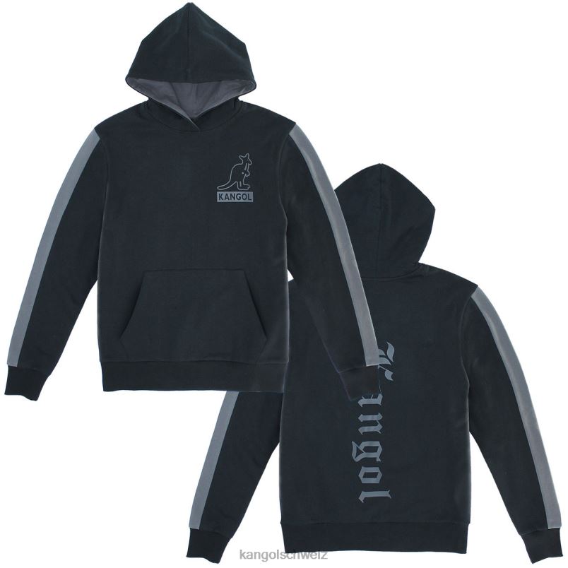 Gothic-Kapuzenpullover Kangol Kleidung XL4T01104 unisex Schwarz