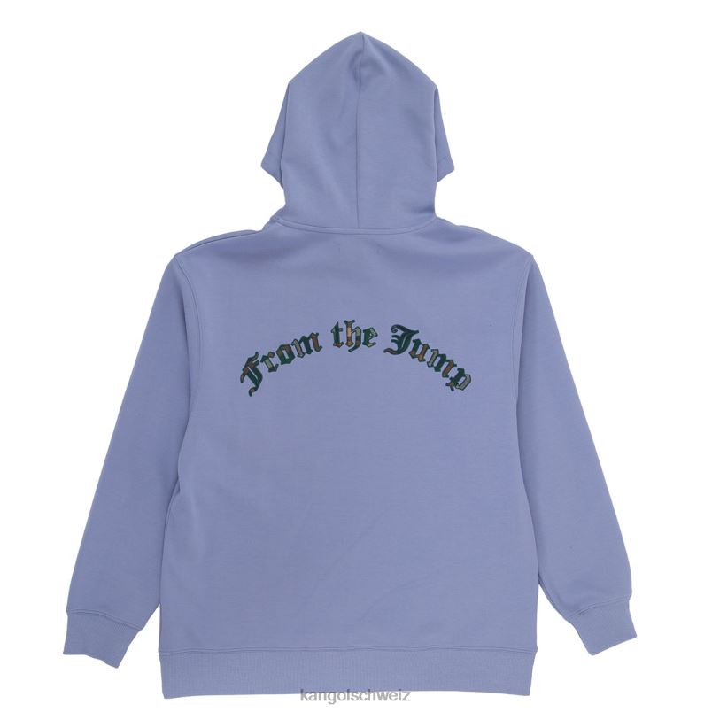 Interlock-Kapuzenpullover Kangol Kleidung XL4T01183 unisex Eisflieder