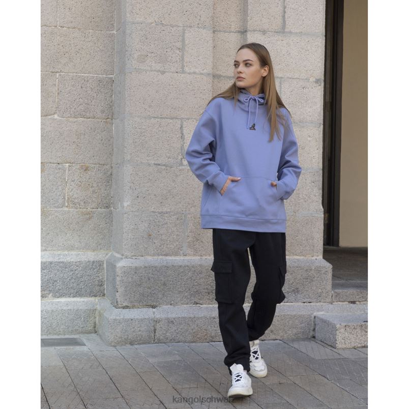 Interlock-Kapuzenpullover Kangol Kleidung XL4T01183 unisex Eisflieder