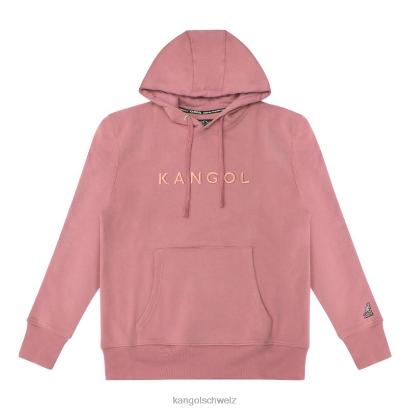 Luxuriös bestickter Kapuzenpullover Kangol Kleidung XL4T01168 unisex Mesa-Rose