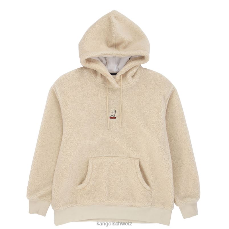 Sherpa-Hoodie Kangol Kleidung XL4T01184 unisex Beige