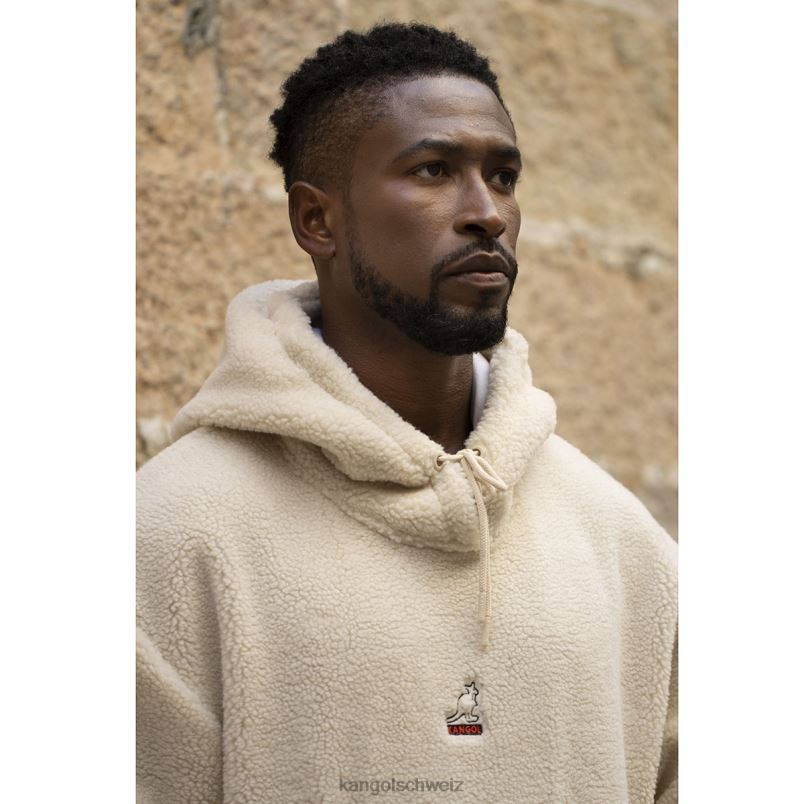 Sherpa-Hoodie Kangol Kleidung XL4T01184 unisex Beige
