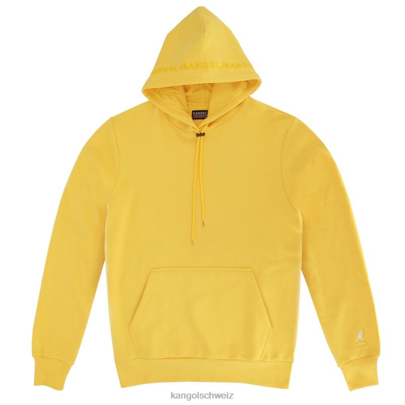 bestickter Kapuzenpullover Kangol Kleidung XL4T01156 Männer Banane