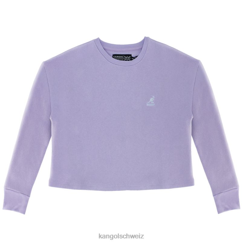 Basic-Crop-Top aus Fleece Kangol Kleidung XL4T01173 Frauen Freiluft