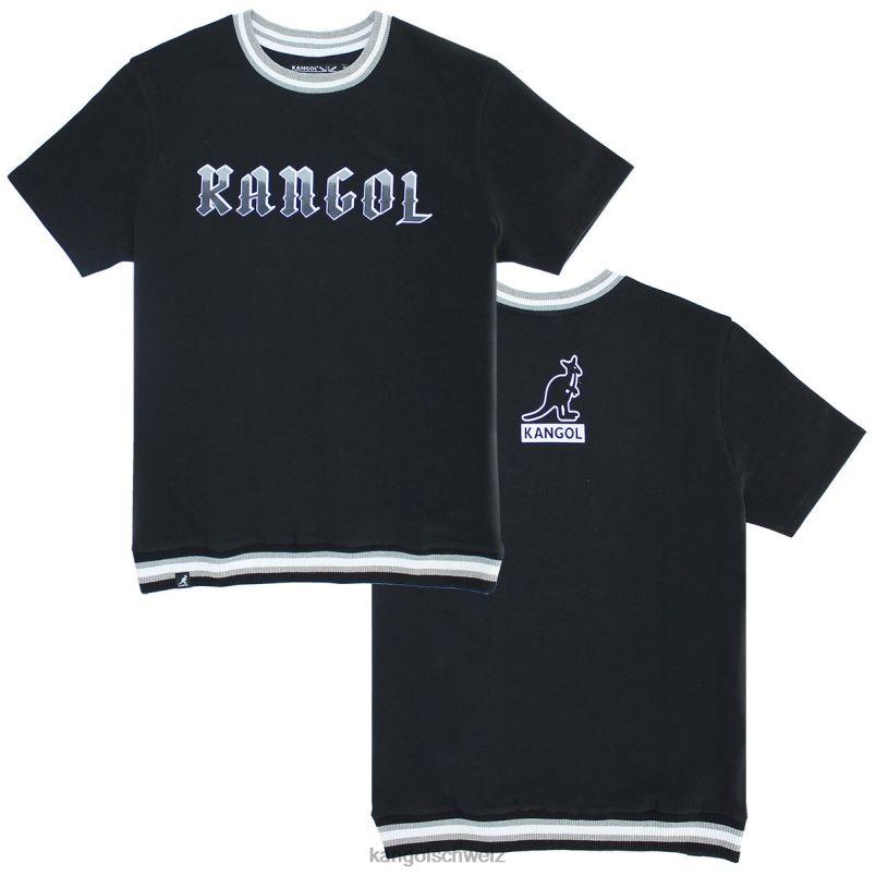 Basketball-T-Shirt für den Spieltag Kangol Kleidung XL4T01107 unisex Schwarz