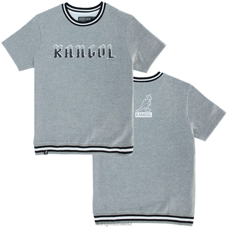Basketball-T-Shirt für den Spieltag Kangol Kleidung XL4T01108 unisex graue Mischung