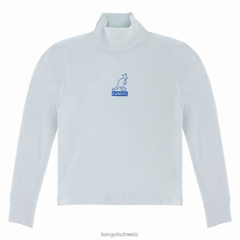 Folien-Langarm-T-Shirt Kangol Kleidung XL4T01212 unisex Weiss