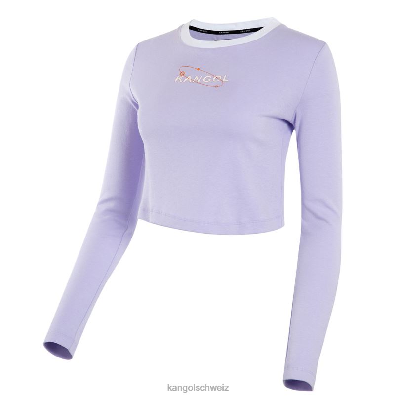 Orbital Langarm-T-Shirt Kangol Kleidung XL4T01200 unisex Lavendel