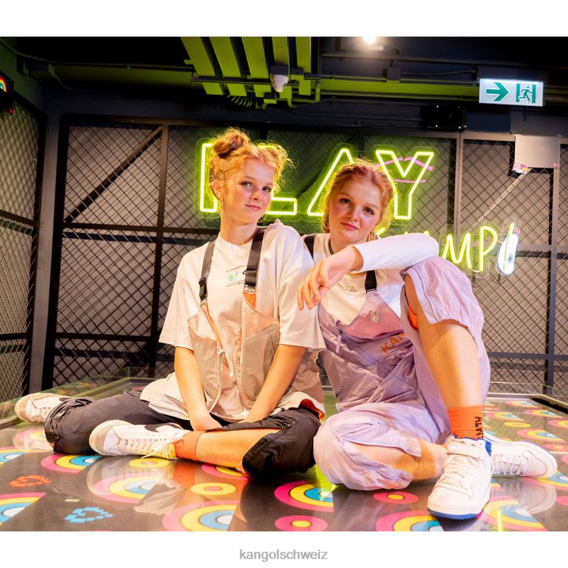 Orbital Langarm-T-Shirt Kangol Kleidung XL4T01201 unisex Weiss