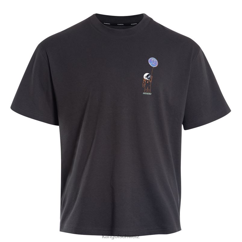 T-Shirt mit Space-Man-Grafik Kangol Kleidung XL4T01206 unisex Ebenholz
