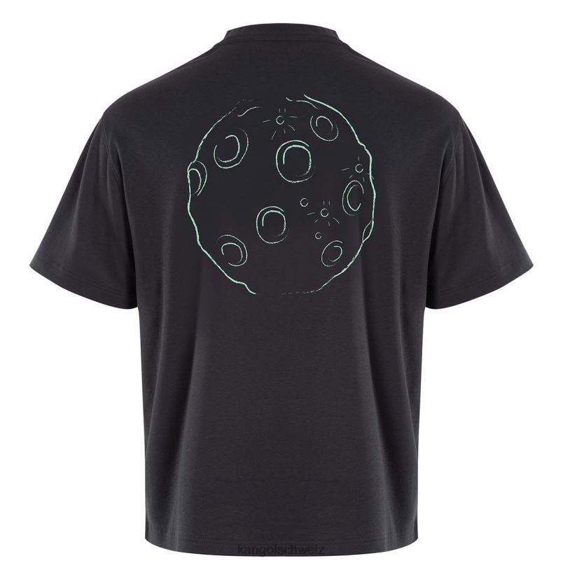 T-Shirt mit Space-Man-Grafik Kangol Kleidung XL4T01206 unisex Ebenholz