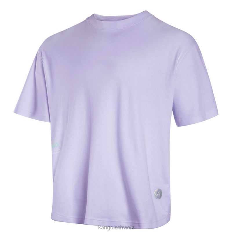 T-Shirt mit Weltraum-Orbit-Grafik Kangol Kleidung XL4T01197 unisex Lavendel