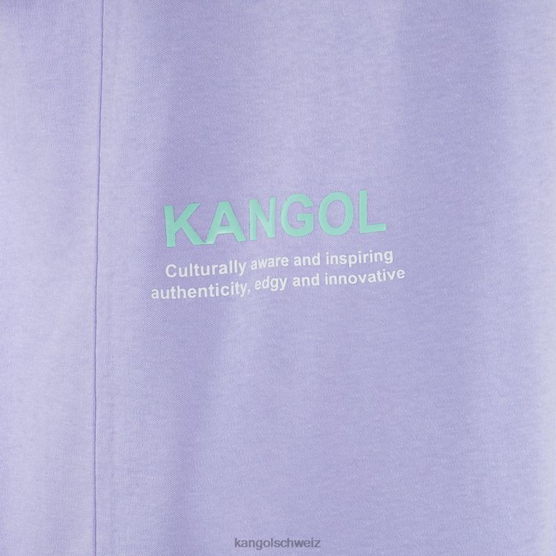 T-Shirt mit Weltraum-Orbit-Grafik Kangol Kleidung XL4T01197 unisex Lavendel