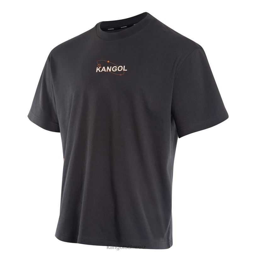 T-Shirt mit orbitaler Grafik Kangol Kleidung XL4T01204 unisex Ebenholz