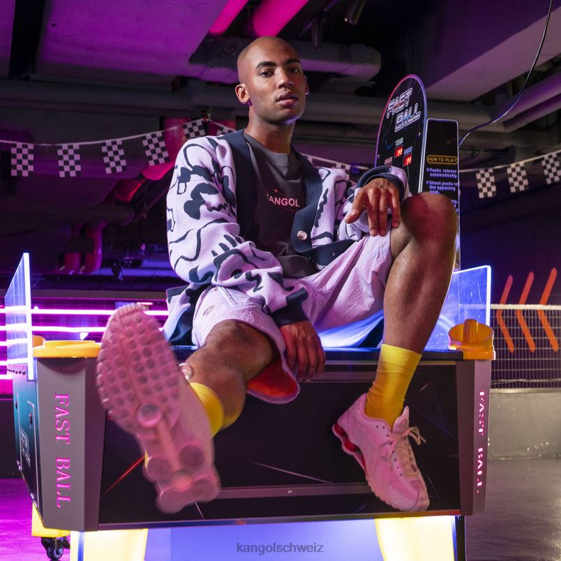 T-Shirt mit orbitaler Grafik Kangol Kleidung XL4T01204 unisex Ebenholz