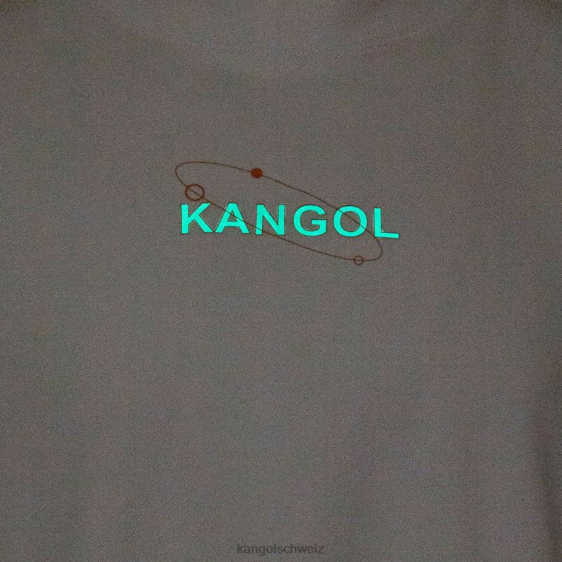 T-Shirt mit orbitaler Grafik Kangol Kleidung XL4T01205 unisex Weiss