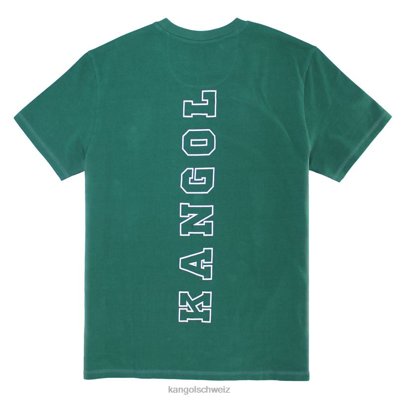 Tennis-T-Shirt Kangol Kleidung XL4T01227 Männer dunkelgrün