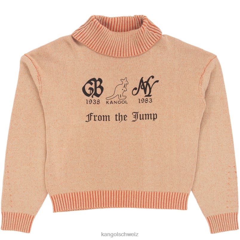 Rippstrickpullover Kangol Kleidung XL4T01185 unisex Kirschglanz
