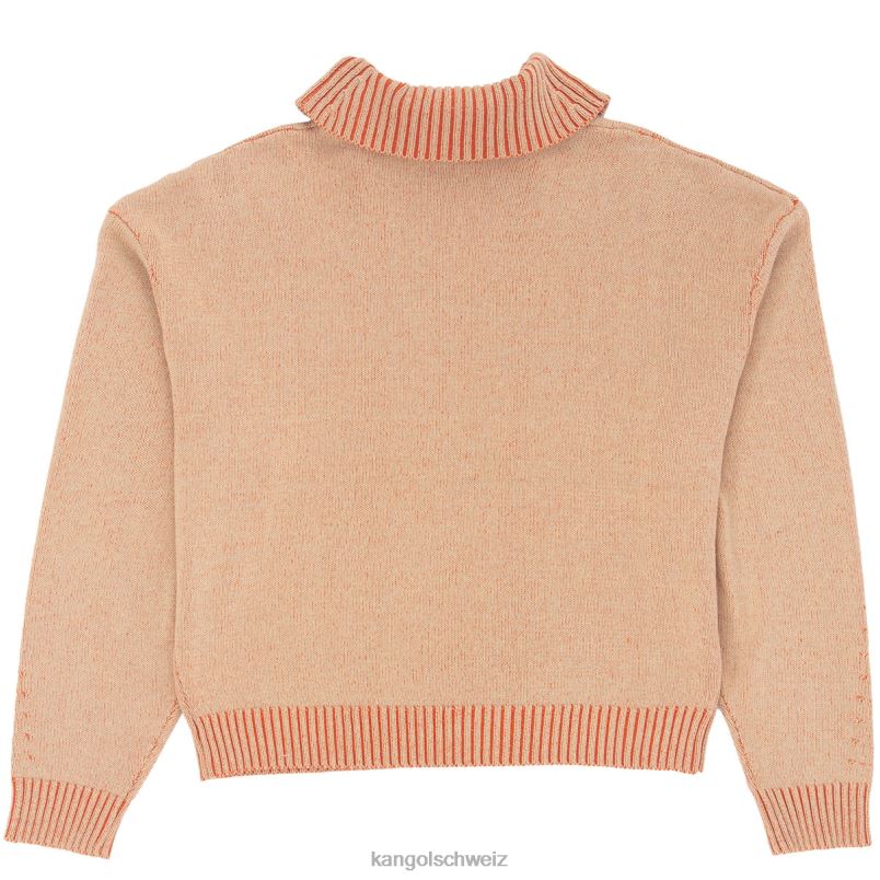 Rippstrickpullover Kangol Kleidung XL4T01185 unisex Kirschglanz