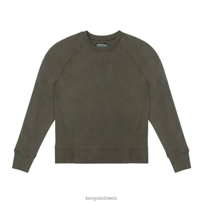 perfekter Crew-Pullover Kangol Kleidung XL4T01190 unisex Beluga-Holzkohle