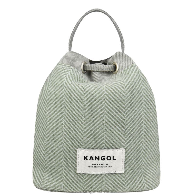 Beuteltasche mit Fischgrätenmuster Kangol Zubehör XL4T0981 unisex Minze