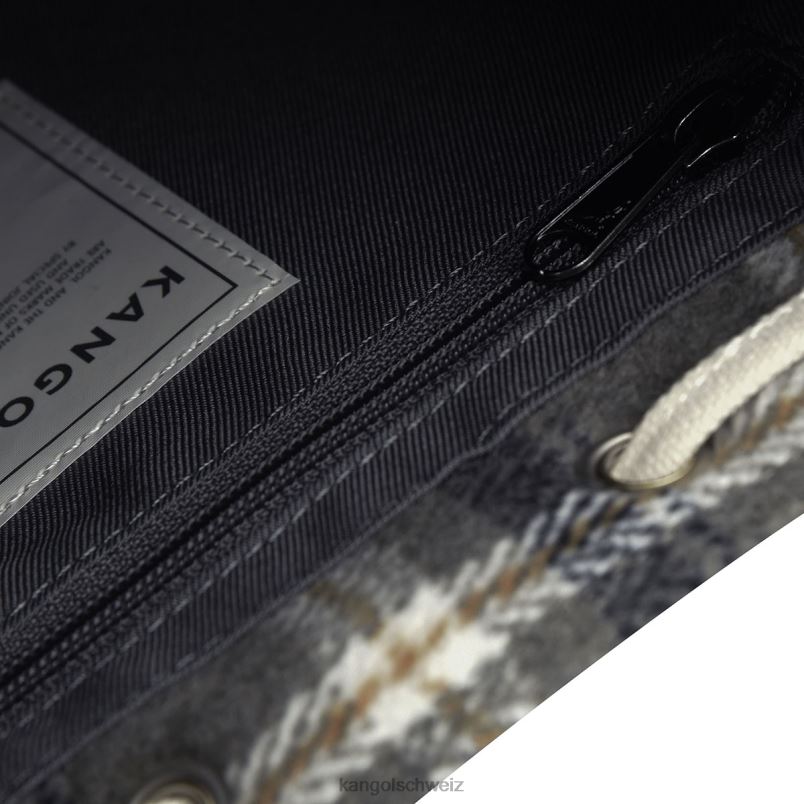 Checker II Beuteltasche Kangol Zubehör XL4T0971 unisex grau kariert