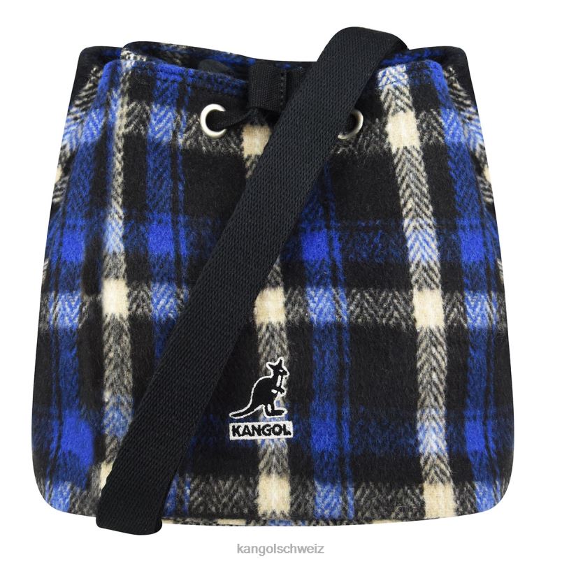 Checker II Beuteltasche Kangol Zubehör XL4T0972 unisex marineblau kariert