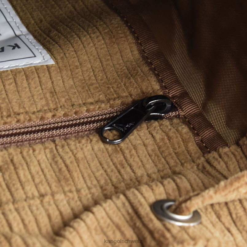 Cord-Beuteltasche mit V-Tasche Kangol Zubehör XL4T0977 unisex braun