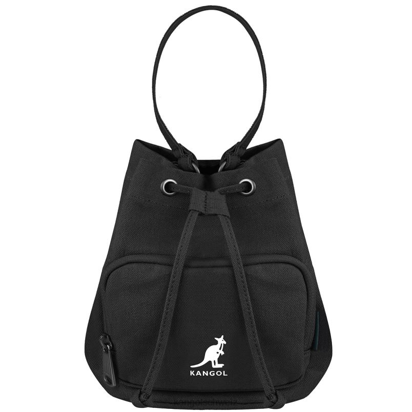 Lucky-Beuteltasche aus Segeltuch Kangol Zubehör XL4T0939 unisex Schwarz