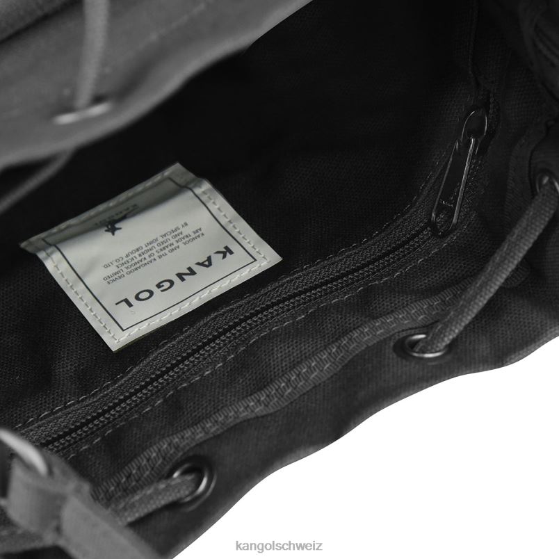 Lucky-Beuteltasche aus Segeltuch Kangol Zubehör XL4T0939 unisex Schwarz