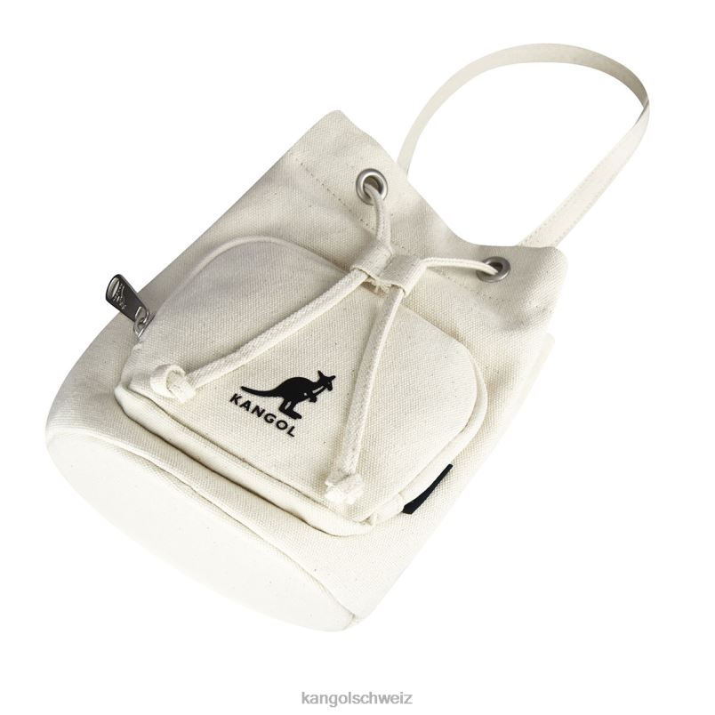 Lucky-Beuteltasche aus Segeltuch Kangol Zubehör XL4T0940 unisex Elfenbein