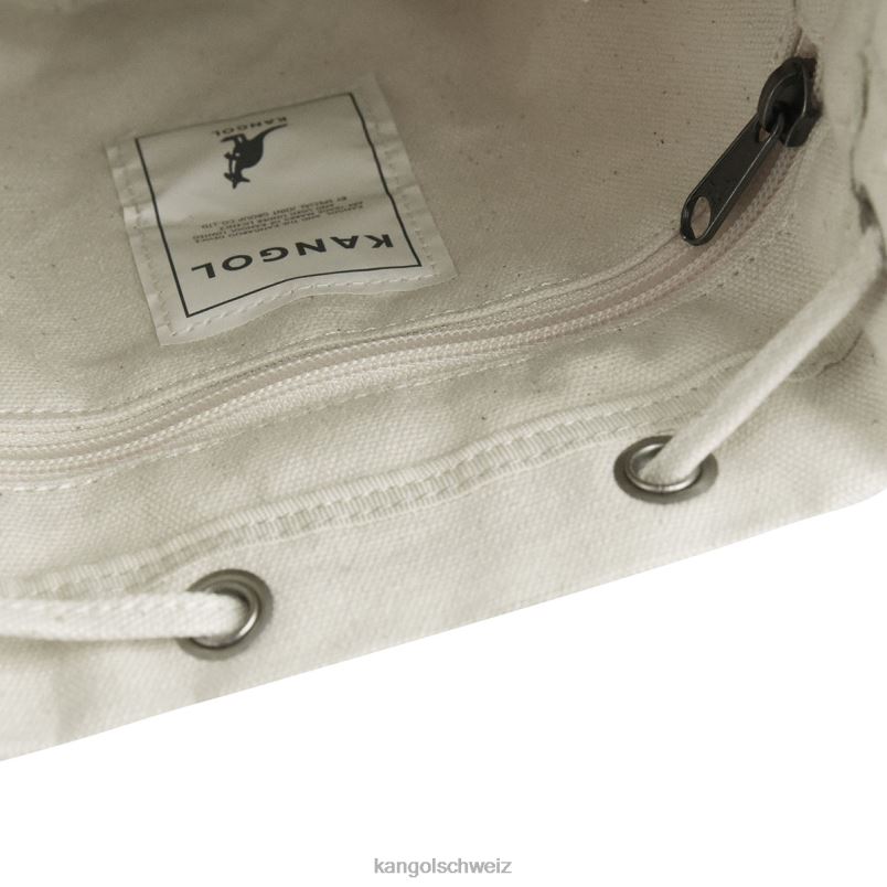 Lucky-Beuteltasche aus Segeltuch Kangol Zubehör XL4T0940 unisex Elfenbein