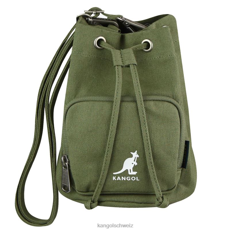 Lucky-Beuteltasche aus Segeltuch Kangol Zubehör XL4T0941 unisex khaki