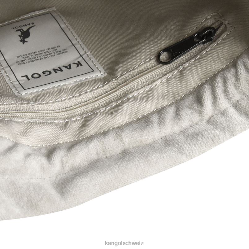 Samtbeutel mit Kordelzug Kangol Zubehör XL4T0992 unisex Elfenbein