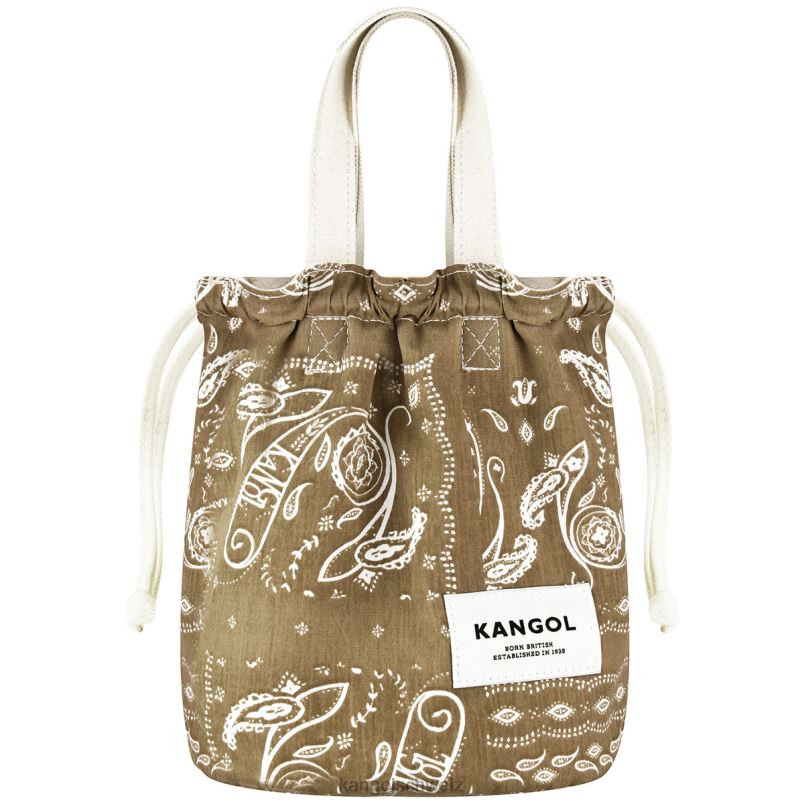 Wendbare Paisley-Beuteltasche Kangol Zubehör XL4T0963 unisex Elfenbein