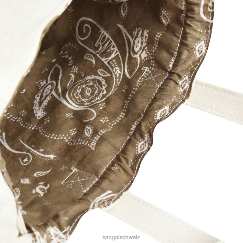 Wendbare Paisley-Beuteltasche Kangol Zubehör XL4T0963 unisex Elfenbein